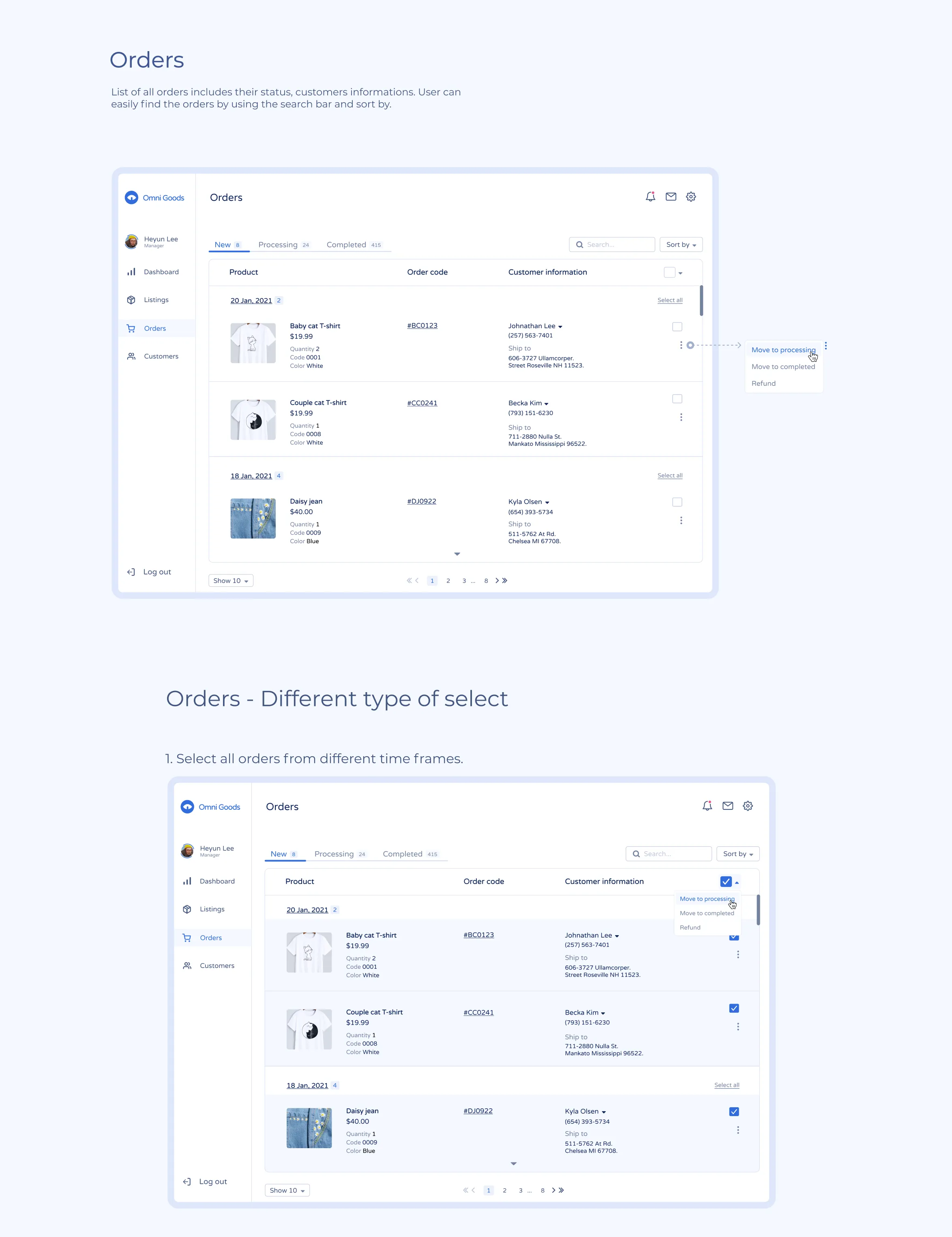 CRM System — Settings and configuration