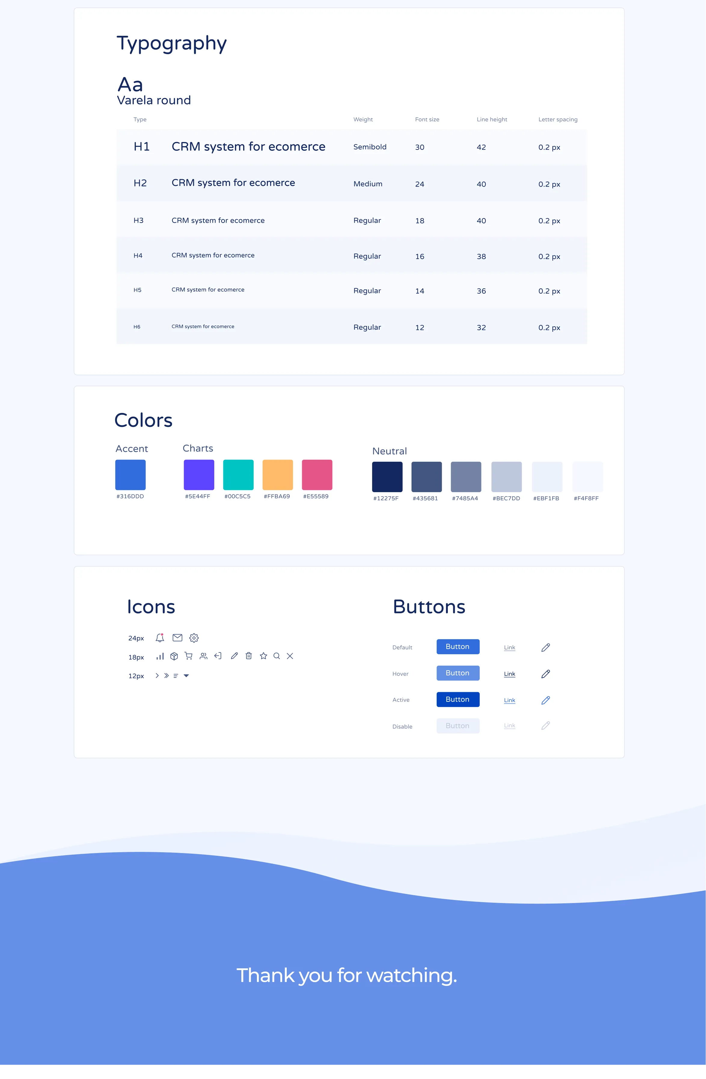 CRM System — Final presentation