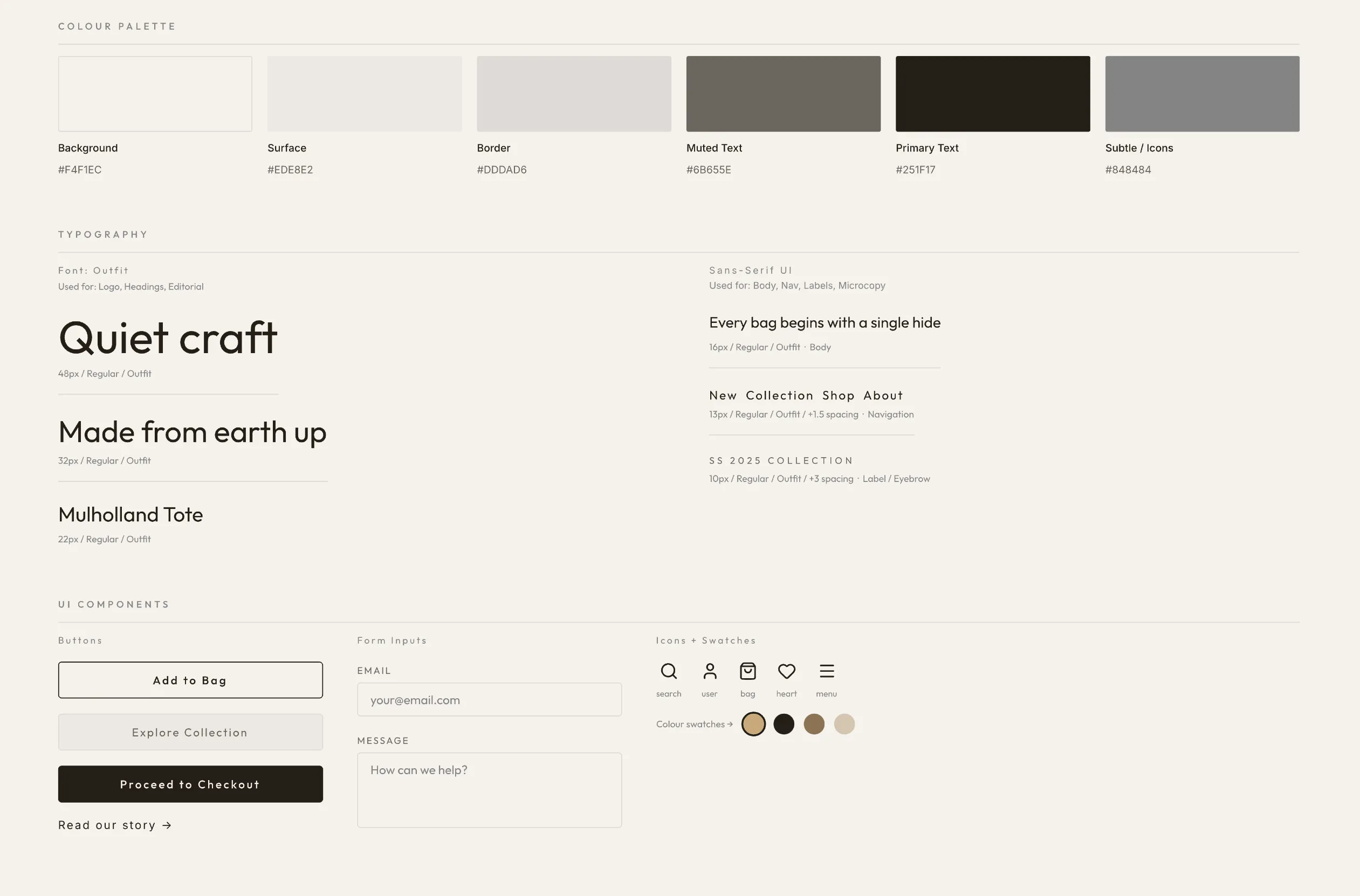 Maison Nora — Responsive layouts