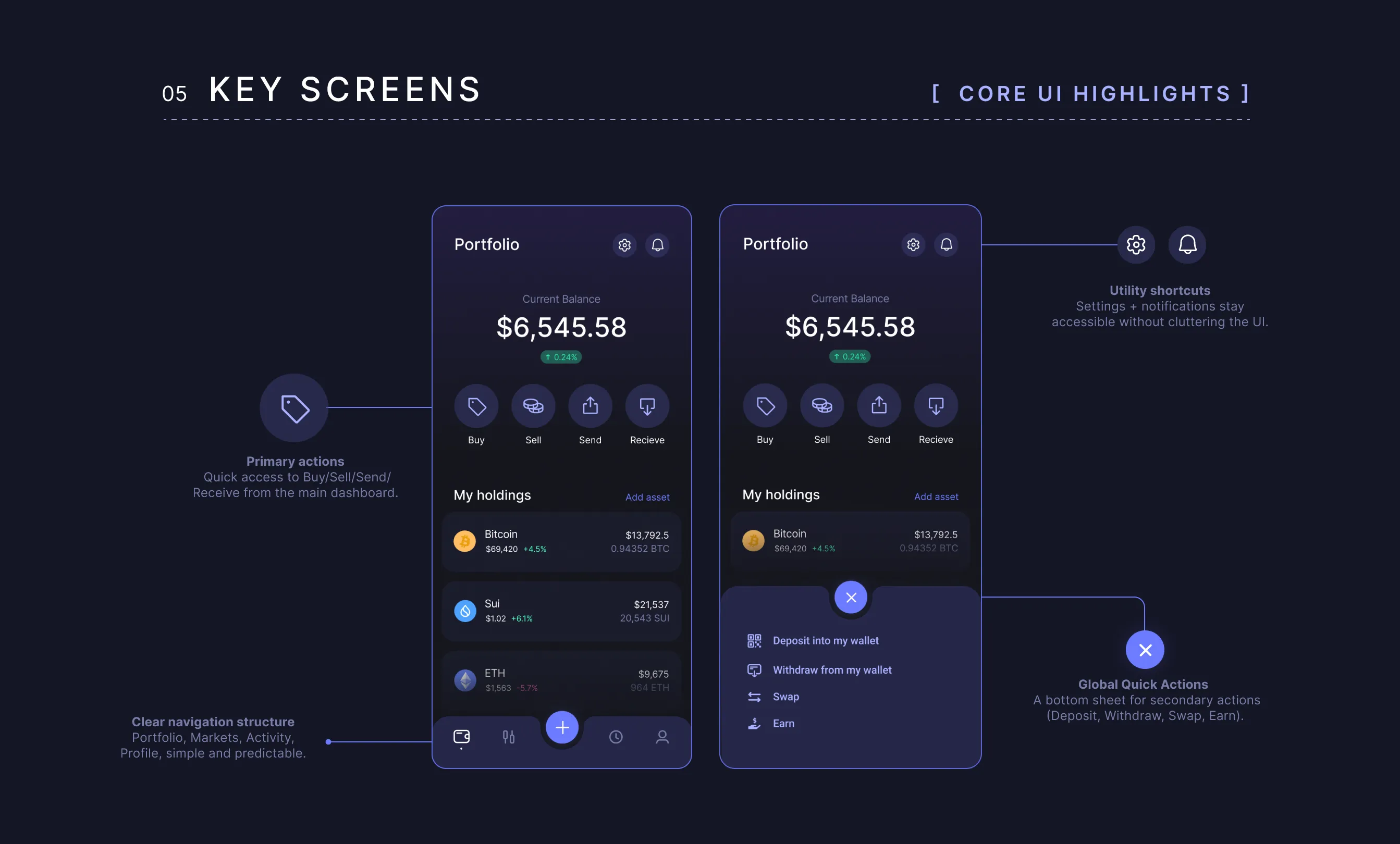 Nomic — Screen details