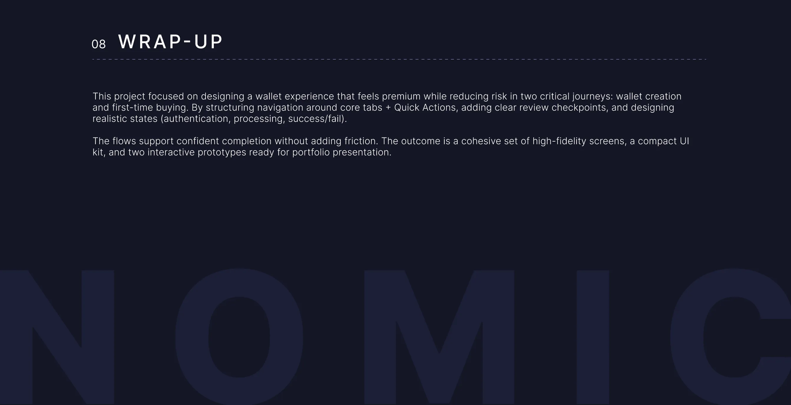 Nomic — Wrap up